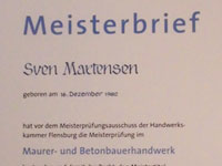Referenz Baugeschäft
